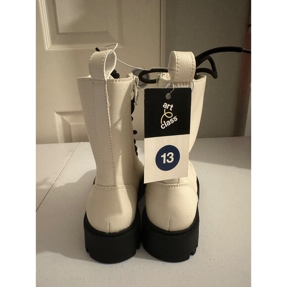 Art Class Toddler Girl’s Khari Lace-Up Combat Boots size 13 NWT - Picture 5 of 8